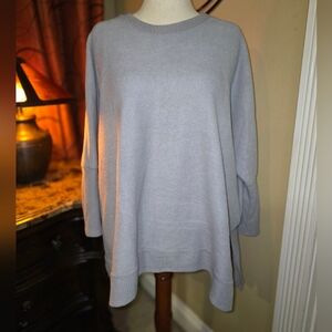 Cherish Cozy Dolman Gray Oversized M Sweater NWOT